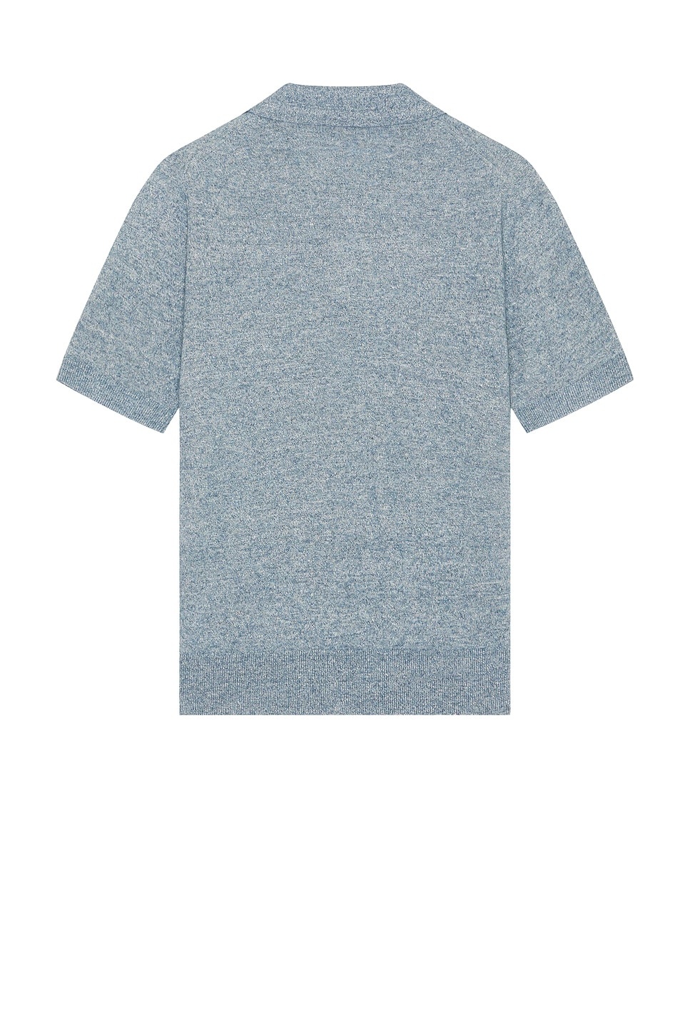 Linen Cashmere Short Sleeve Pocket Polo - 2