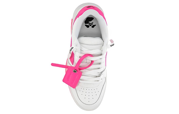 (WMNS) Off-White Out Of Office Calf Leather Sneaker 'White Red' OWIA259S23LEA0010132 - 3