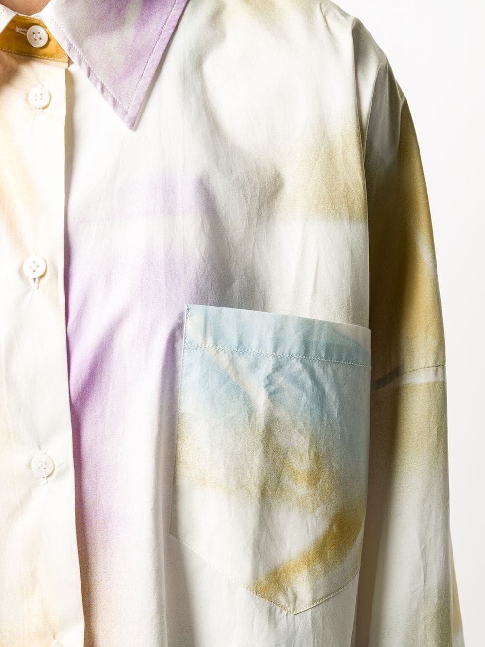 tie-dye oversized shirt - 5