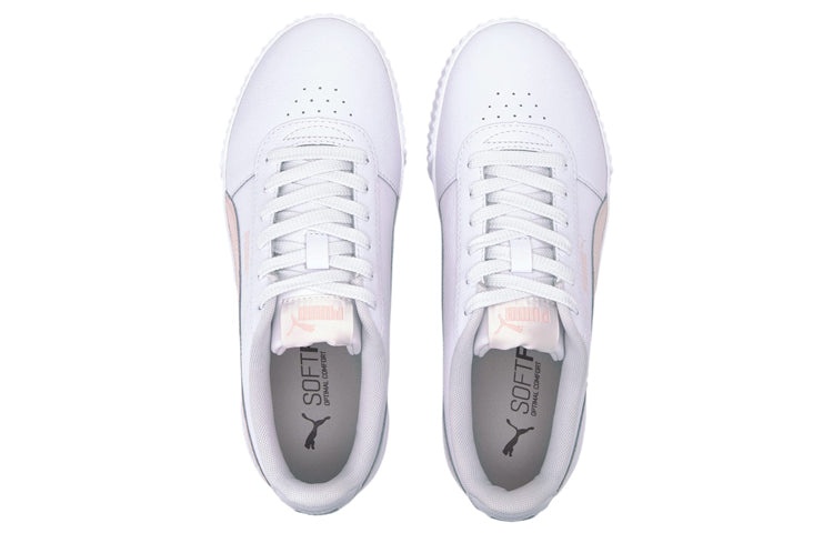 (WMNS) PUMA Carina Leather 'White Rose Water' 370325-10 - 3