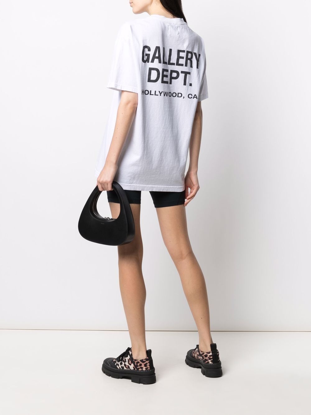 logo-print cotton T-shirt - 3