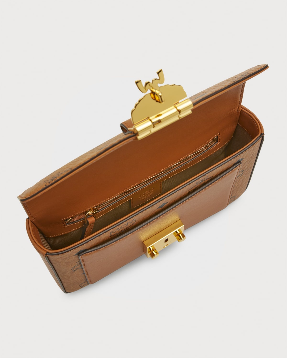 Millie Visetos Logo Leather Crossbody Bag - 4