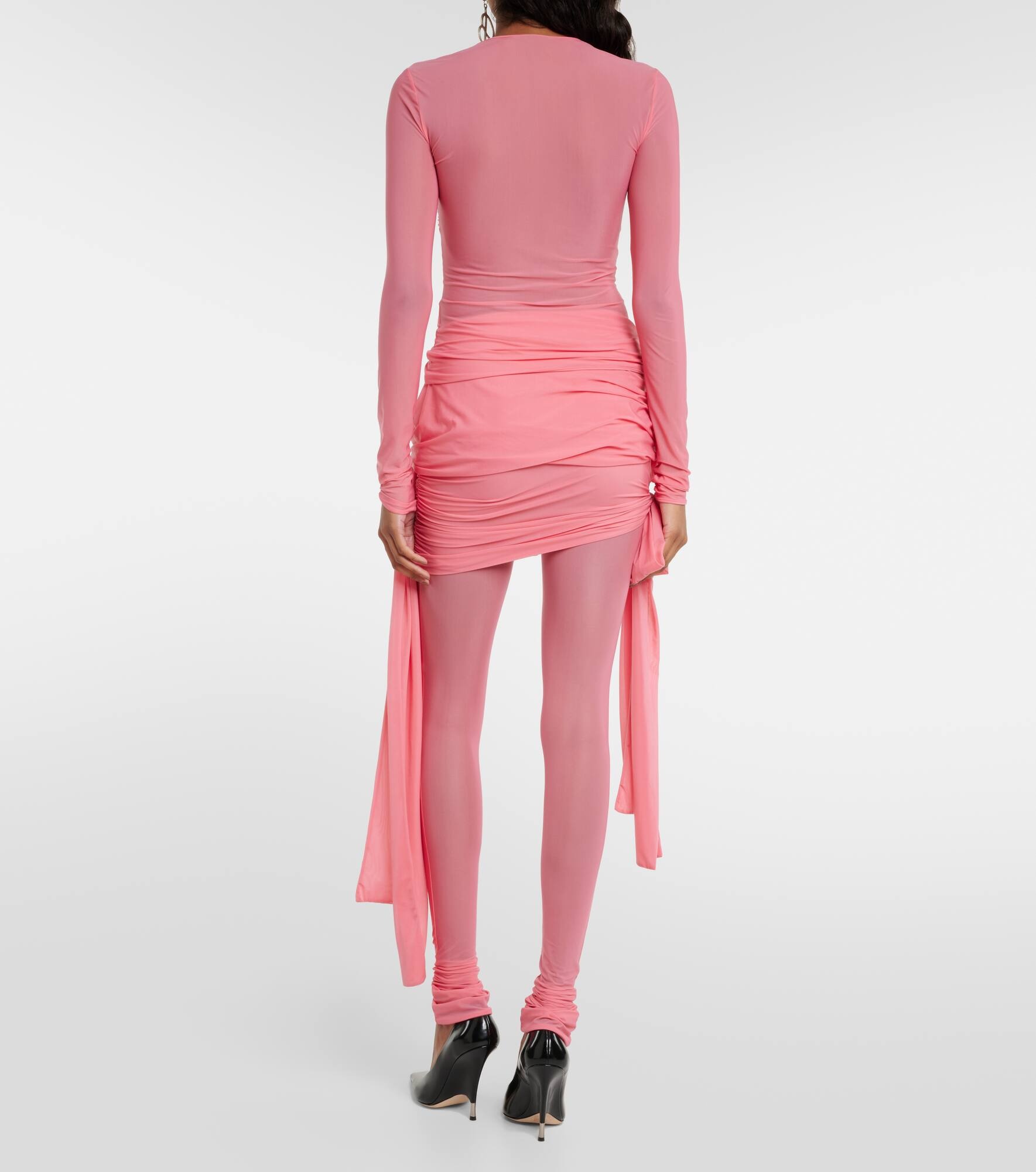 Bow-detail jersey top - 3