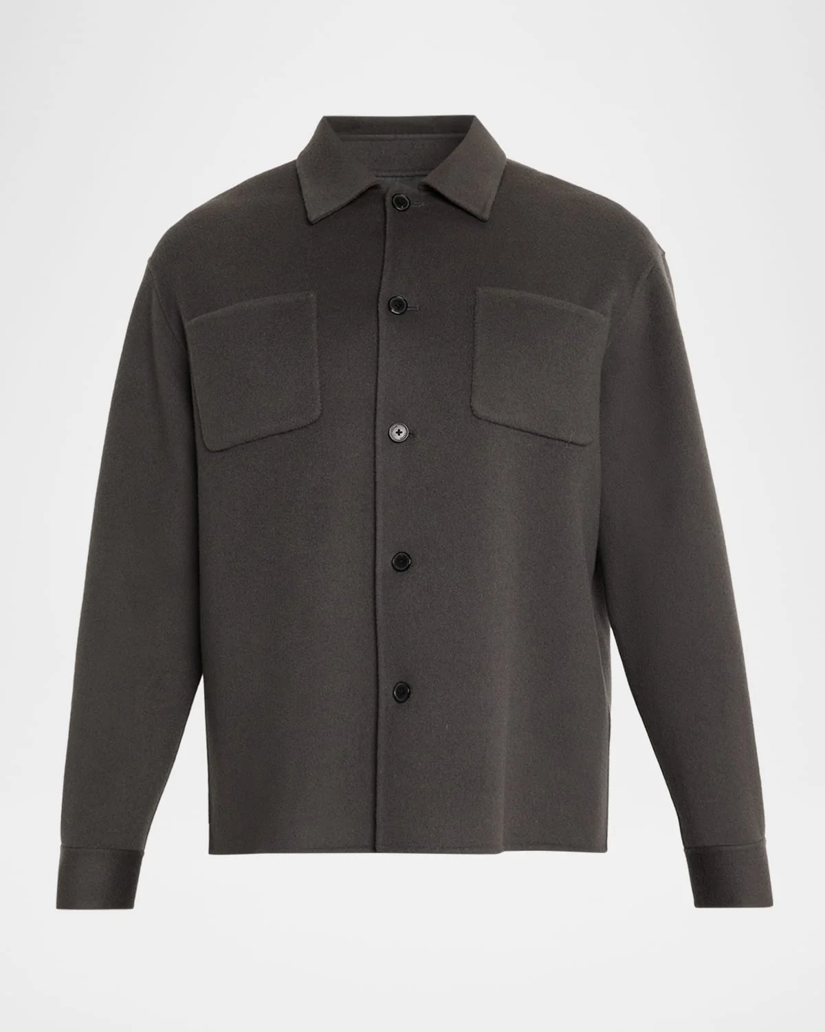 Men's Wool Double-Face Shirt Jacket - 1