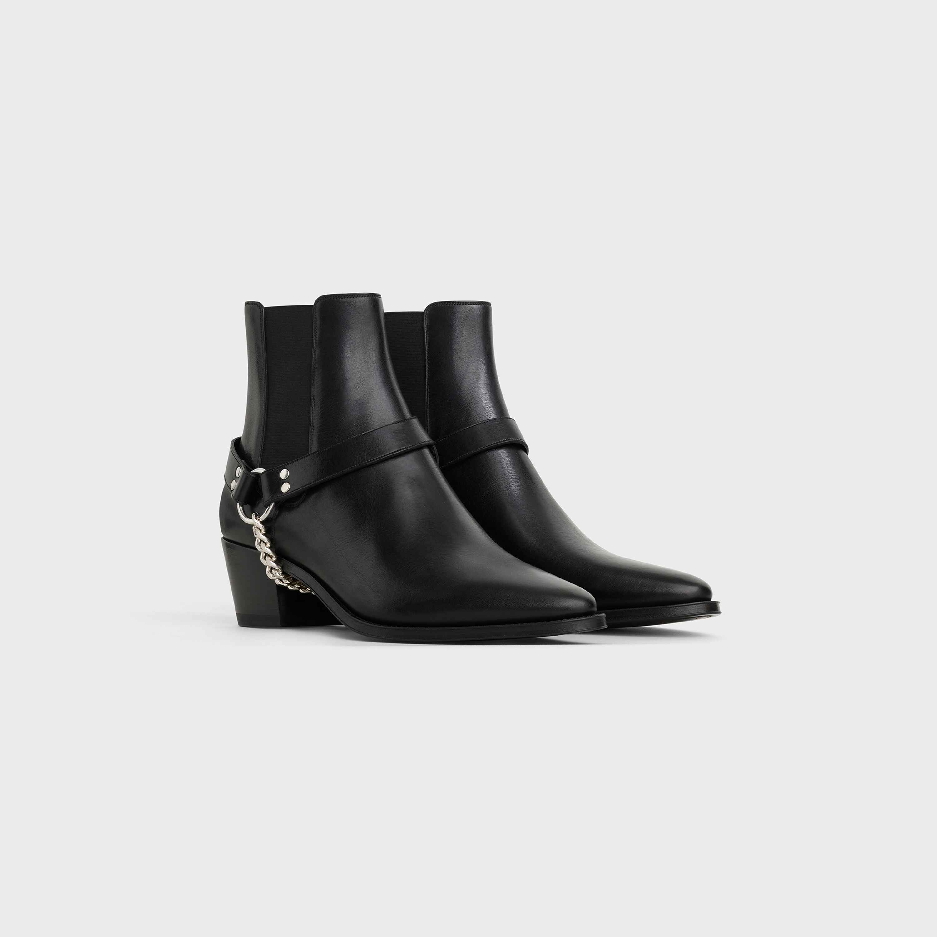 CELINE CAMARGUE Biker chelsea boot in Vegetal calfskin - 2