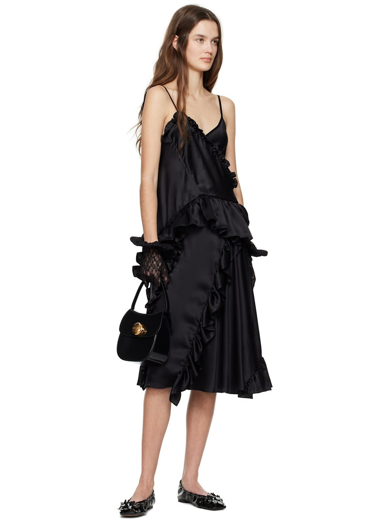 CECILIE BAHNSEN Black Adelina Midi Skirt outlook