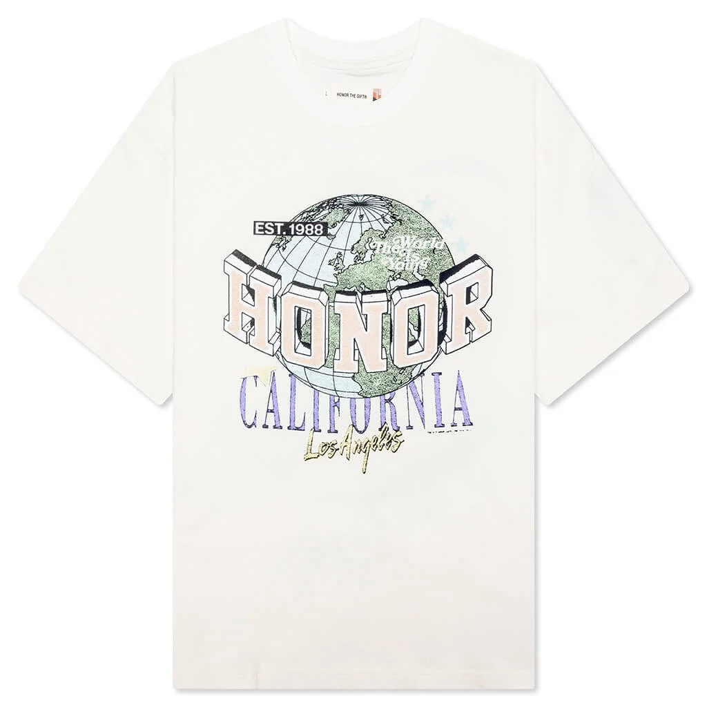 HONOR CALIFORNIA T-SHIRT - WHITE - 1