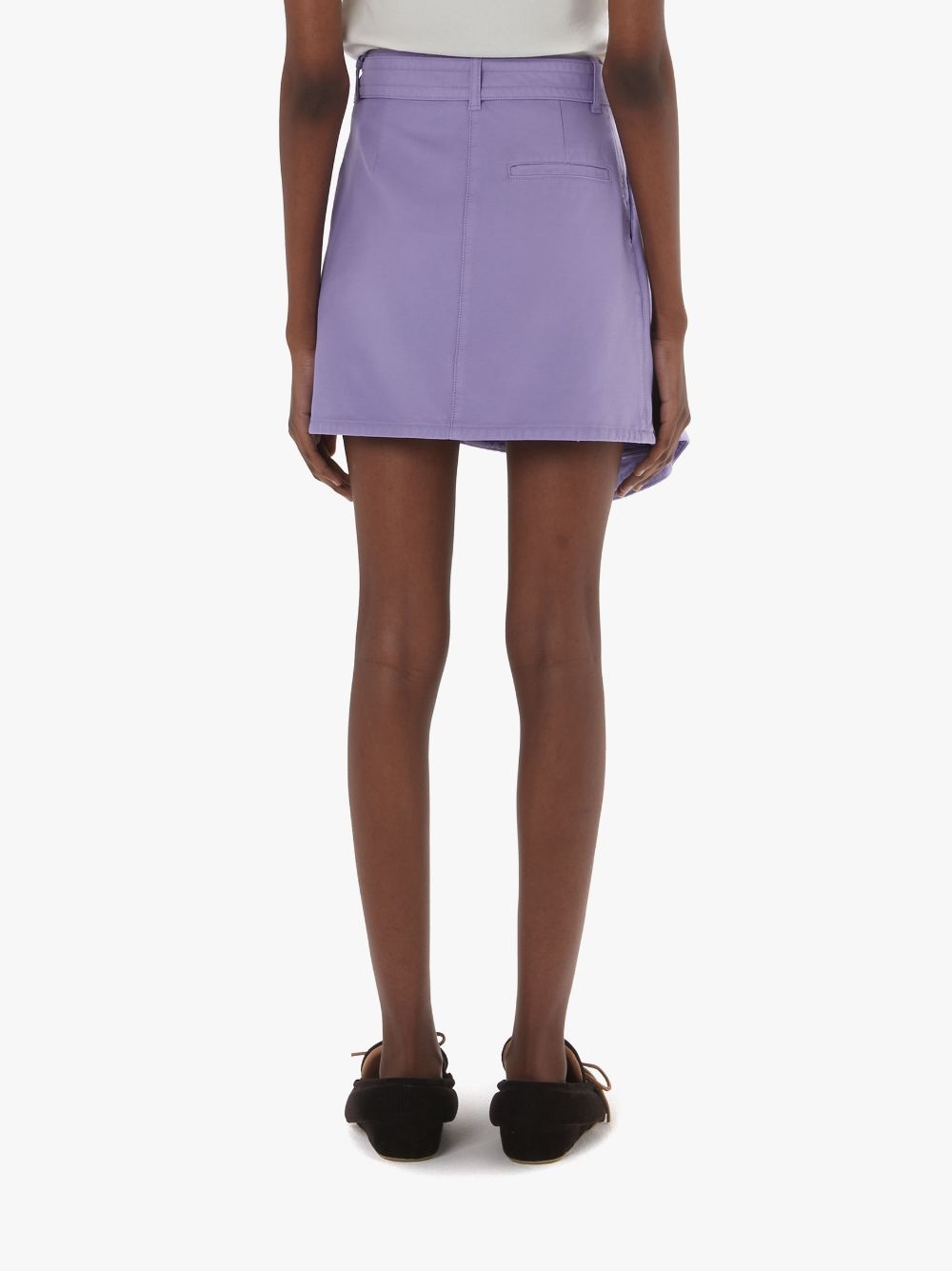 FOLD OVER MINI SKIRT - 3