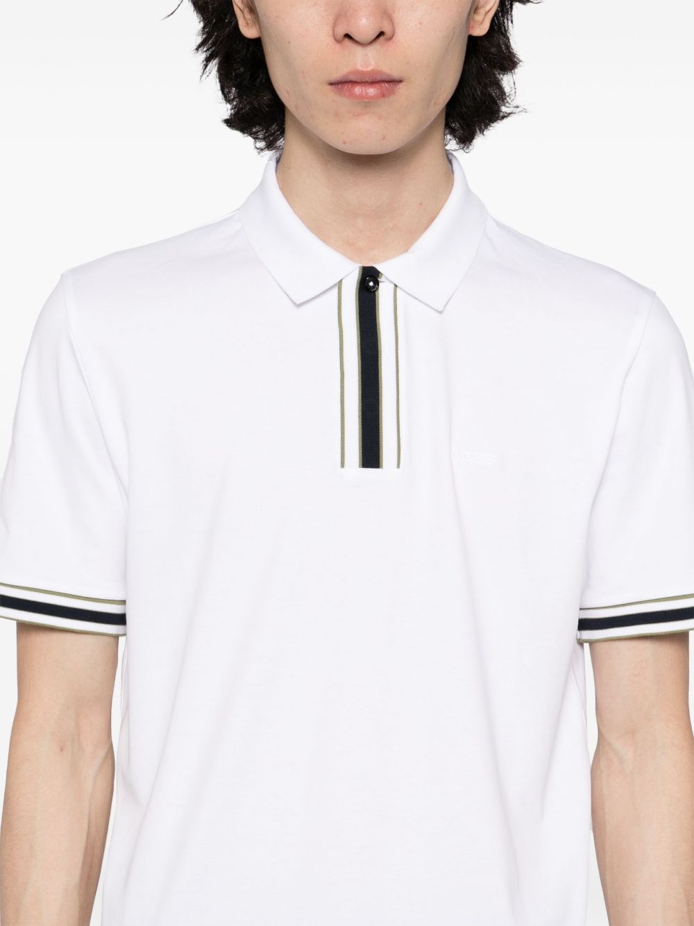 Contrast tipping polo shirt - 4