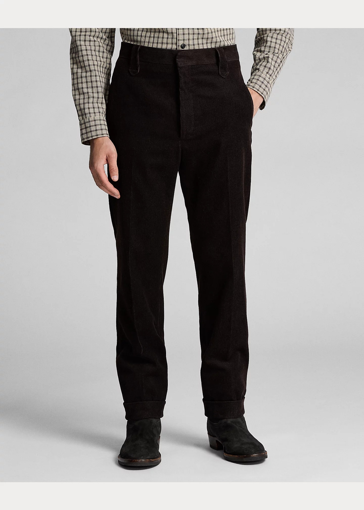 Slim Fit Corduroy Suit Trouser - 3