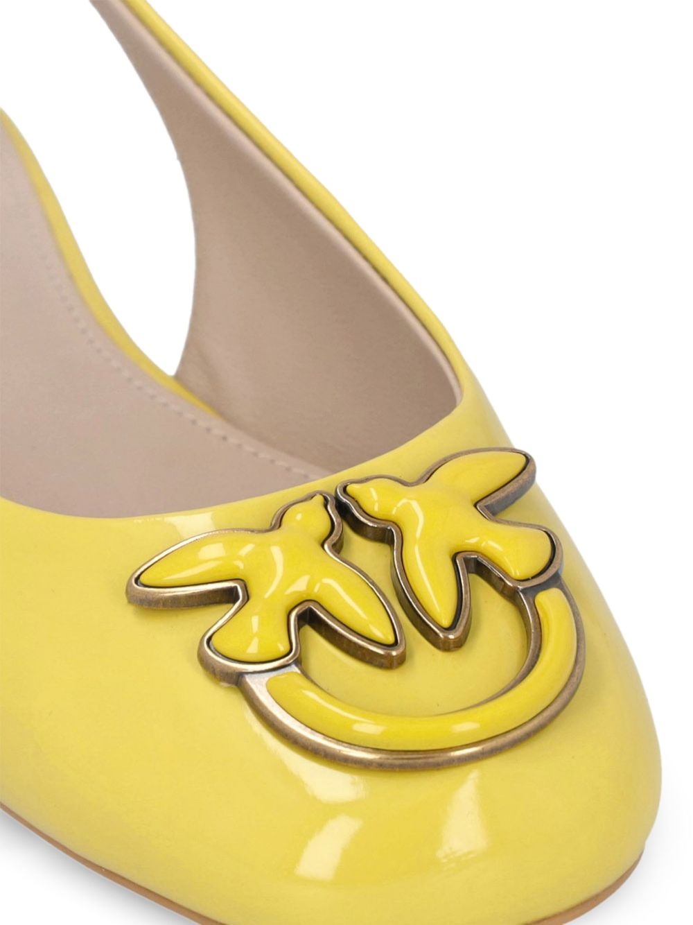 slingback embellished flat pumps - 3