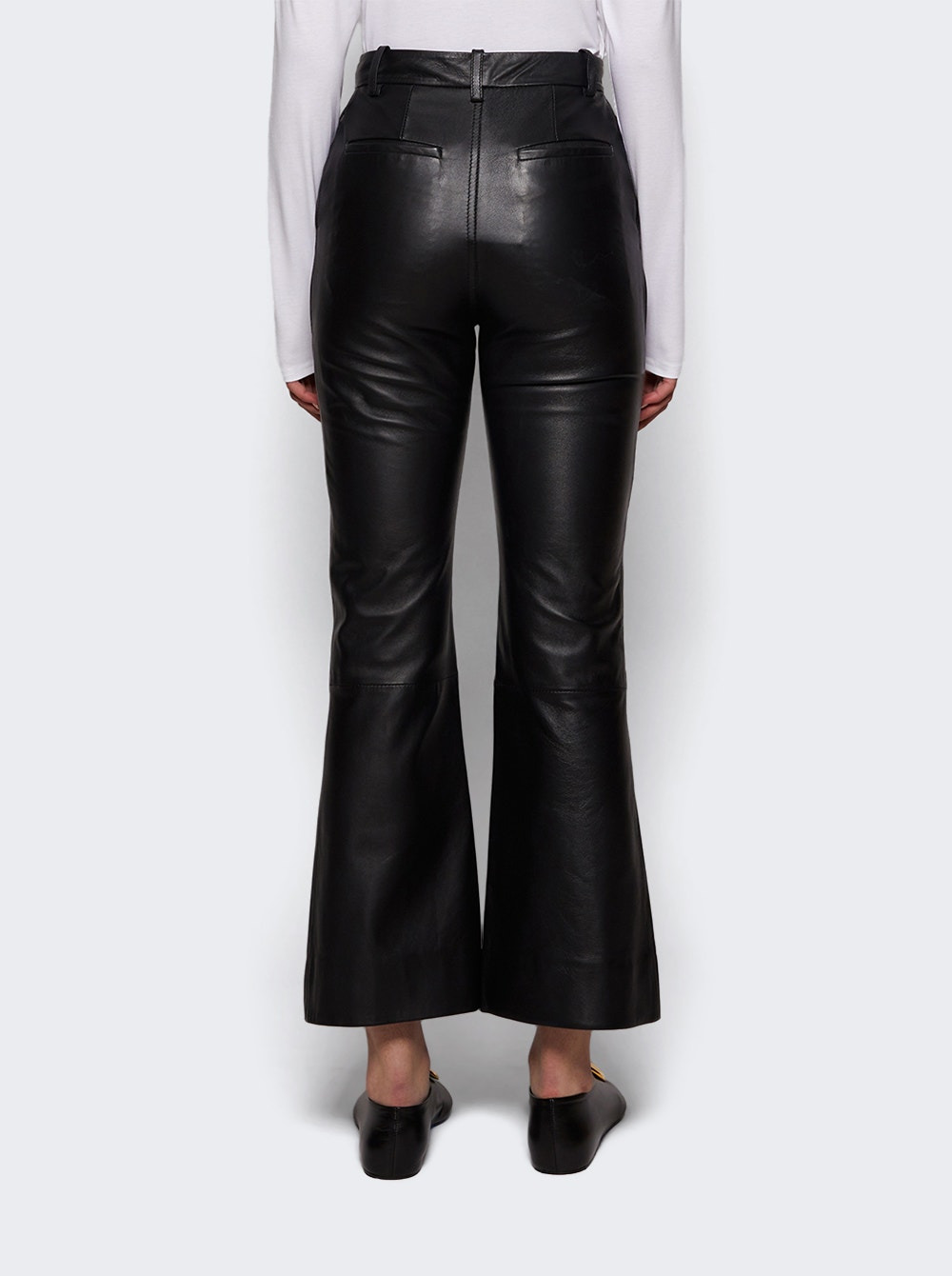 Cropped Kick Trouser Black - 5