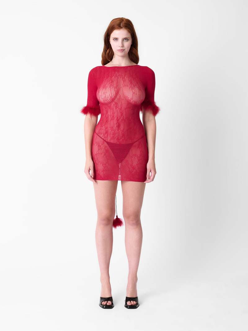 POSTER GIRL VANDERPOOL DRESS RED outlook