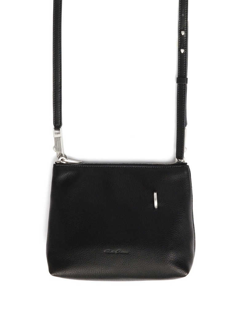 Adri D-loop detail leather crossbody bag 3