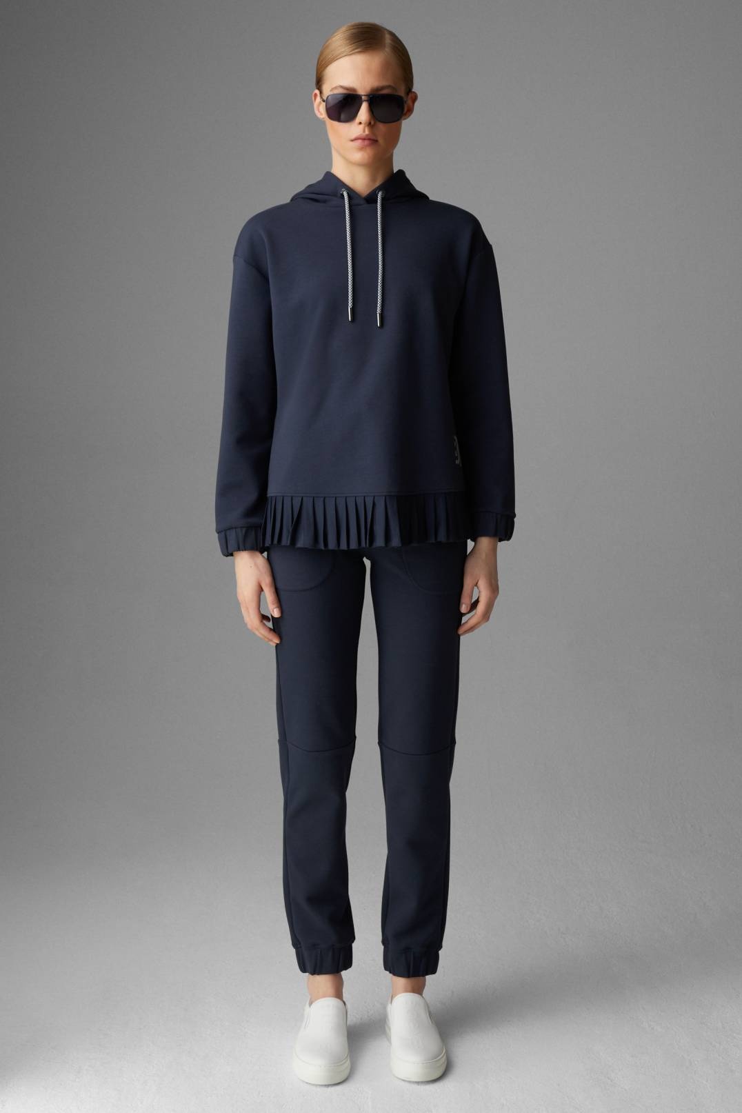 CARLOTTA JOGGING PANTS IN NAVY BLUE - 4