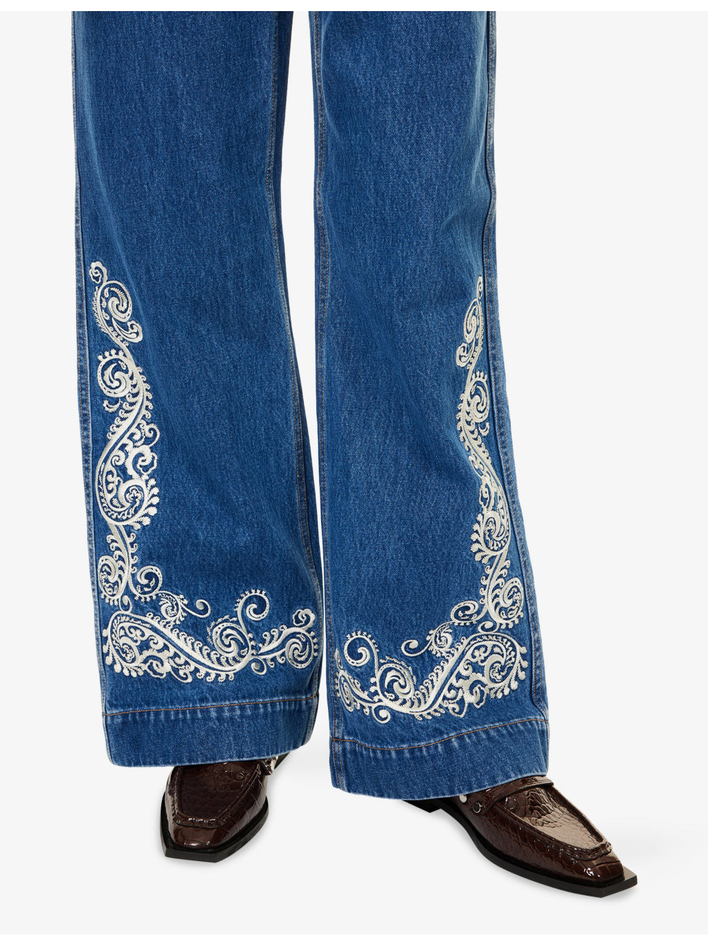 Jacones Flared Denim Jeans - 5