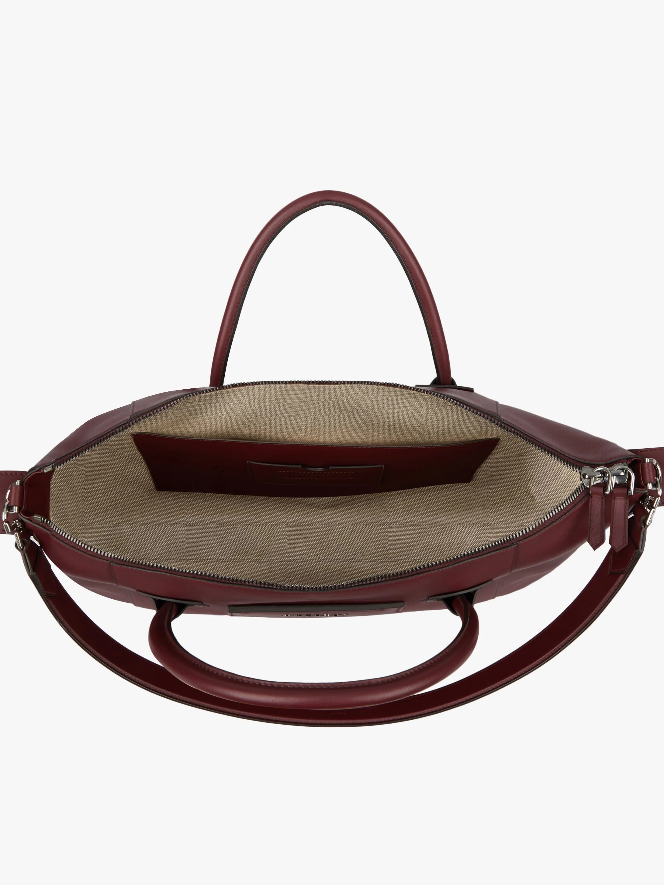 MEDIUM ANTIGONA SOFT BAG IN SMOOTH LEATHER - 5