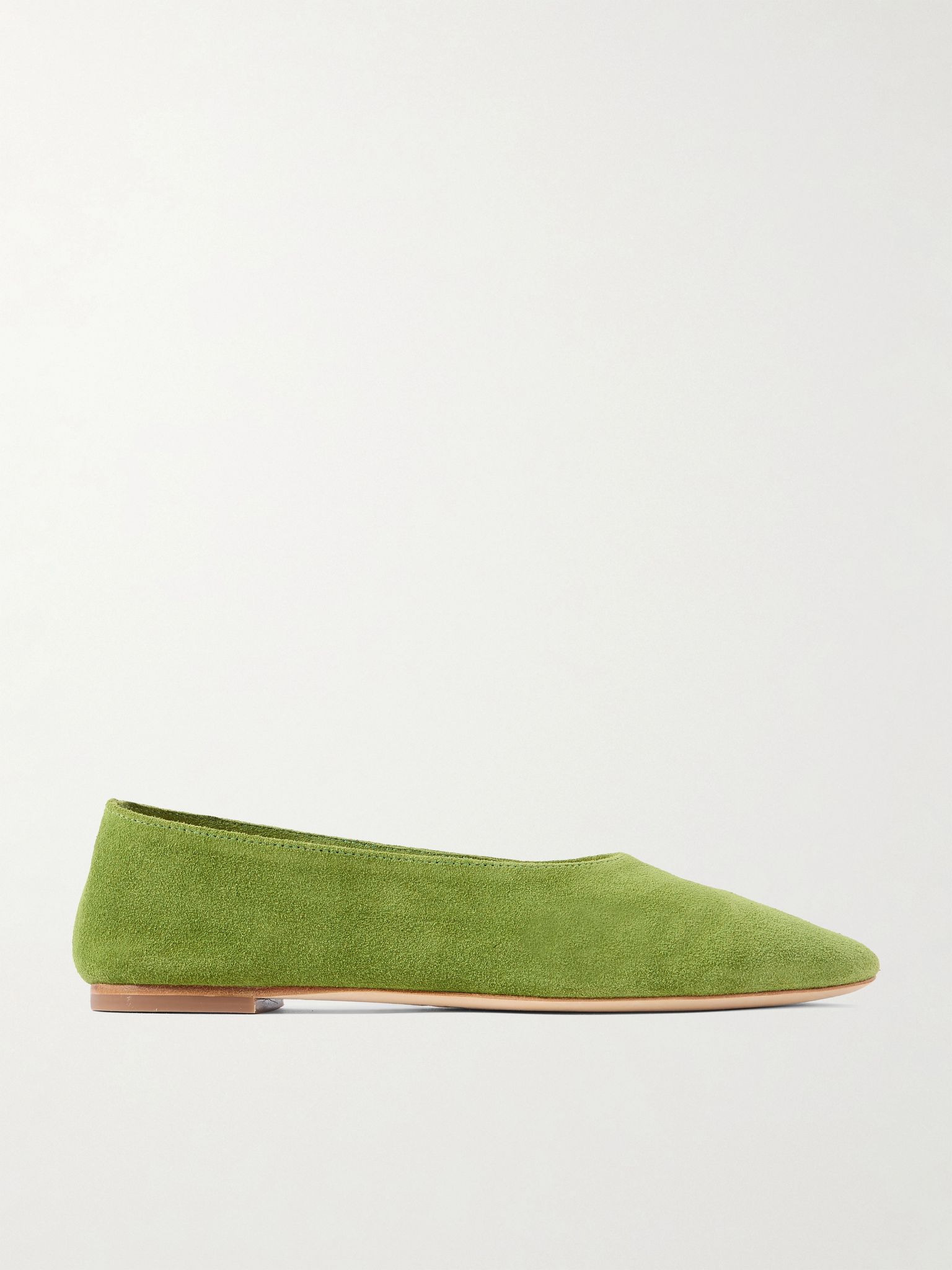 Alba suede ballet flats Green - 1
