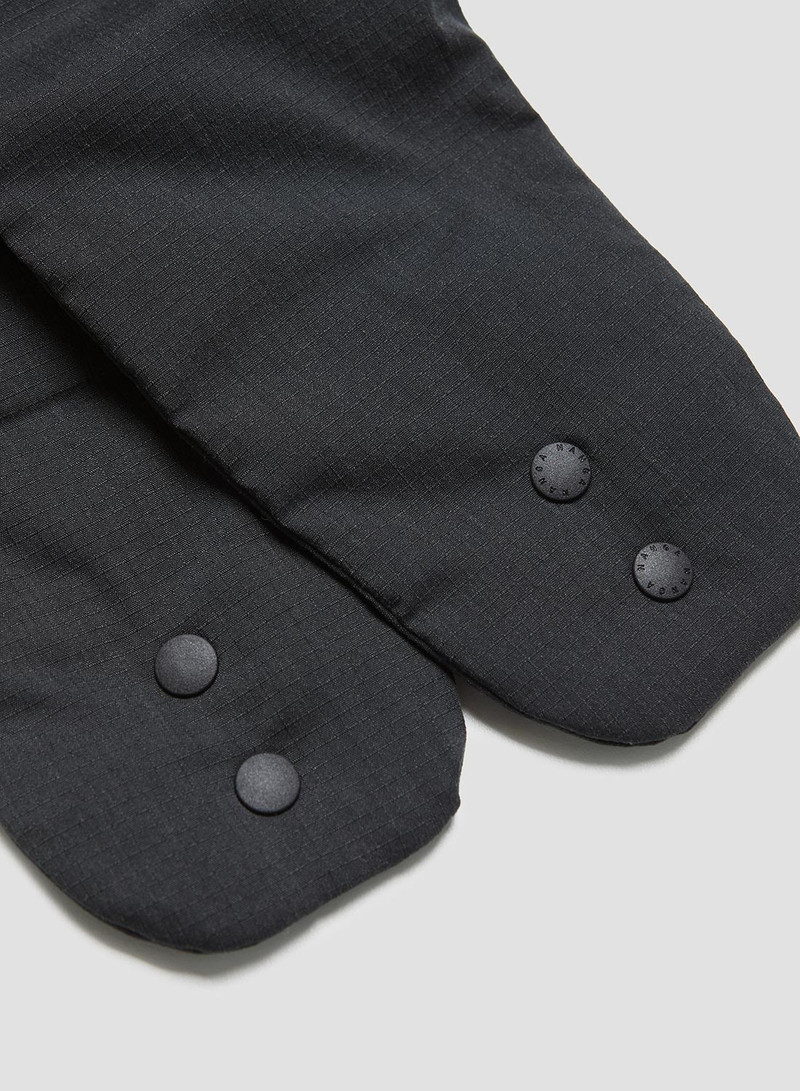 Nanga Hinoc Ripstop Down Ear Flap Cap in Black 7