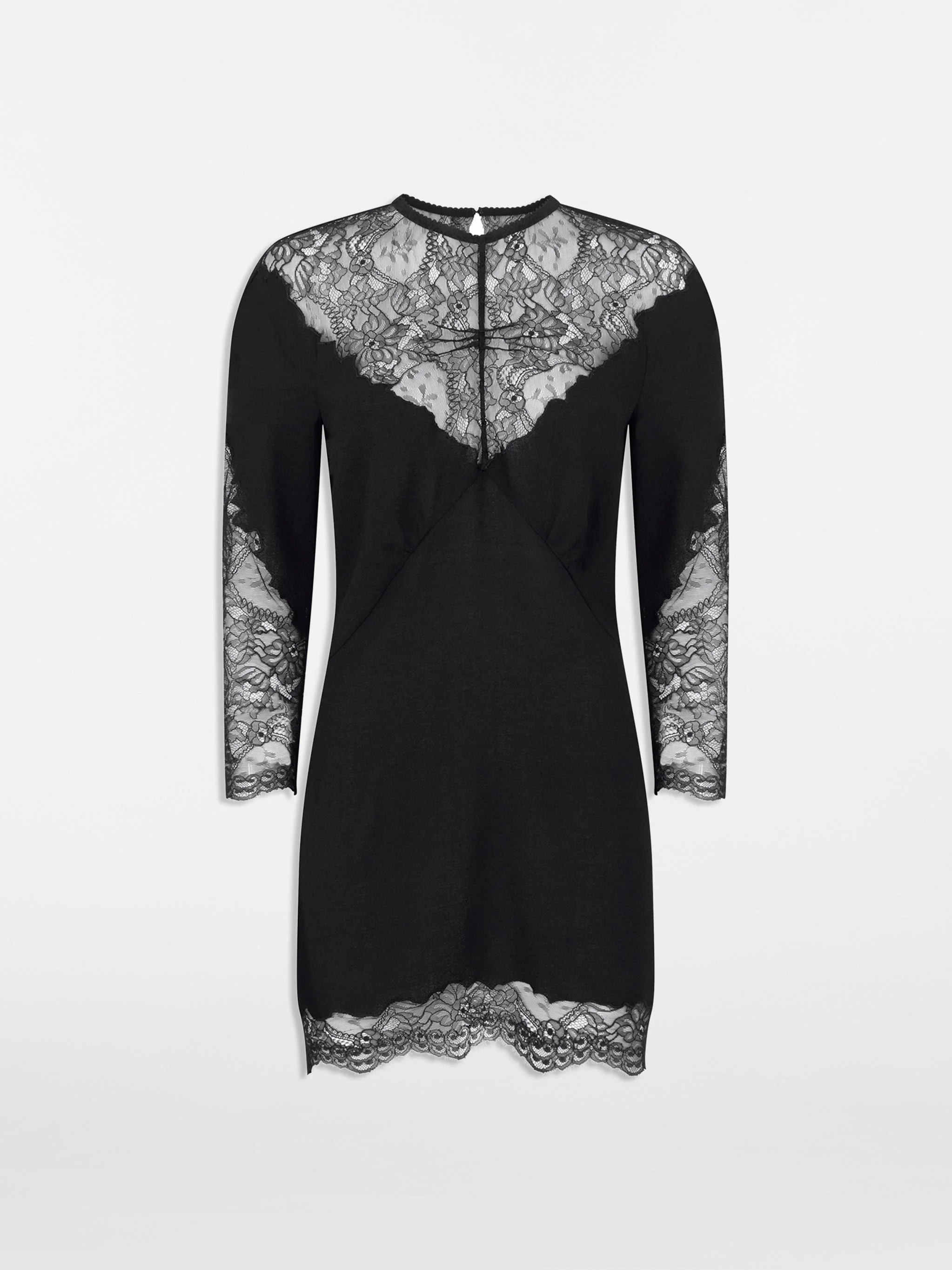 BLACK MINI DRESS - 1