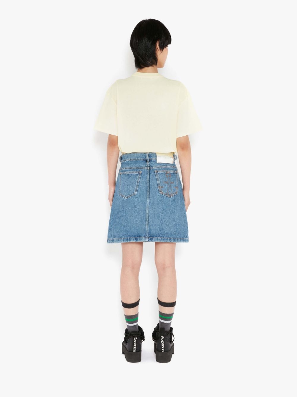 A-Line denim skirt - 4