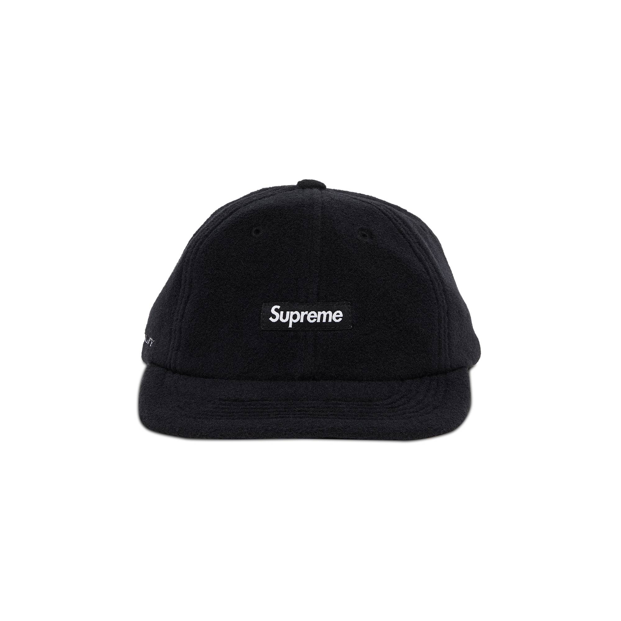 Supreme Polartec Small Box 6-Panel 'Black'