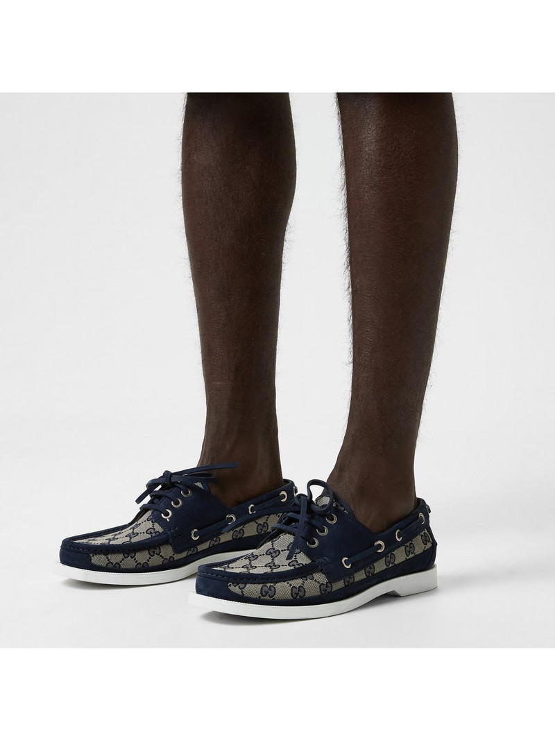 GUCCI ORIGINAL GG LACE UP LOAFERS outlook