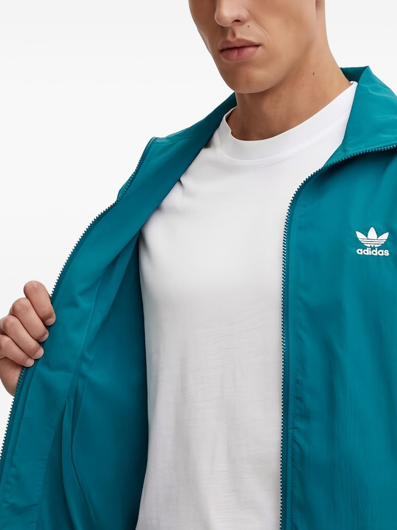 logo-embroidered jacket 6