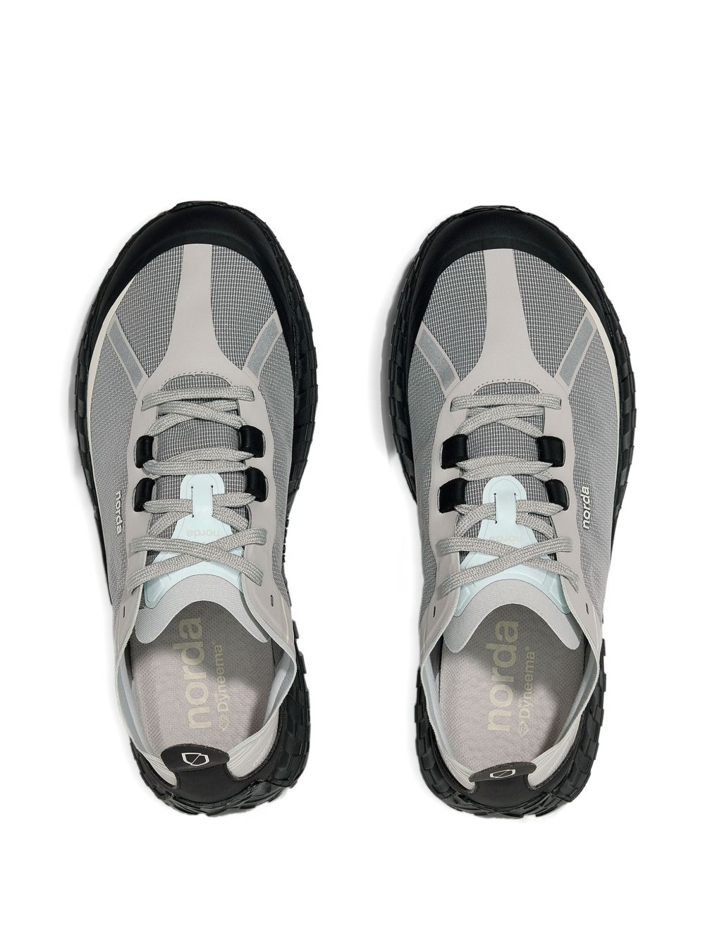 001A mesh-panel sneakers - 3
