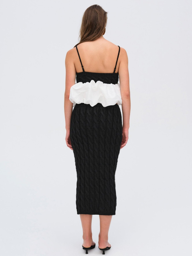 For Love & Lemons Lise Knit Midi Skirt outlook