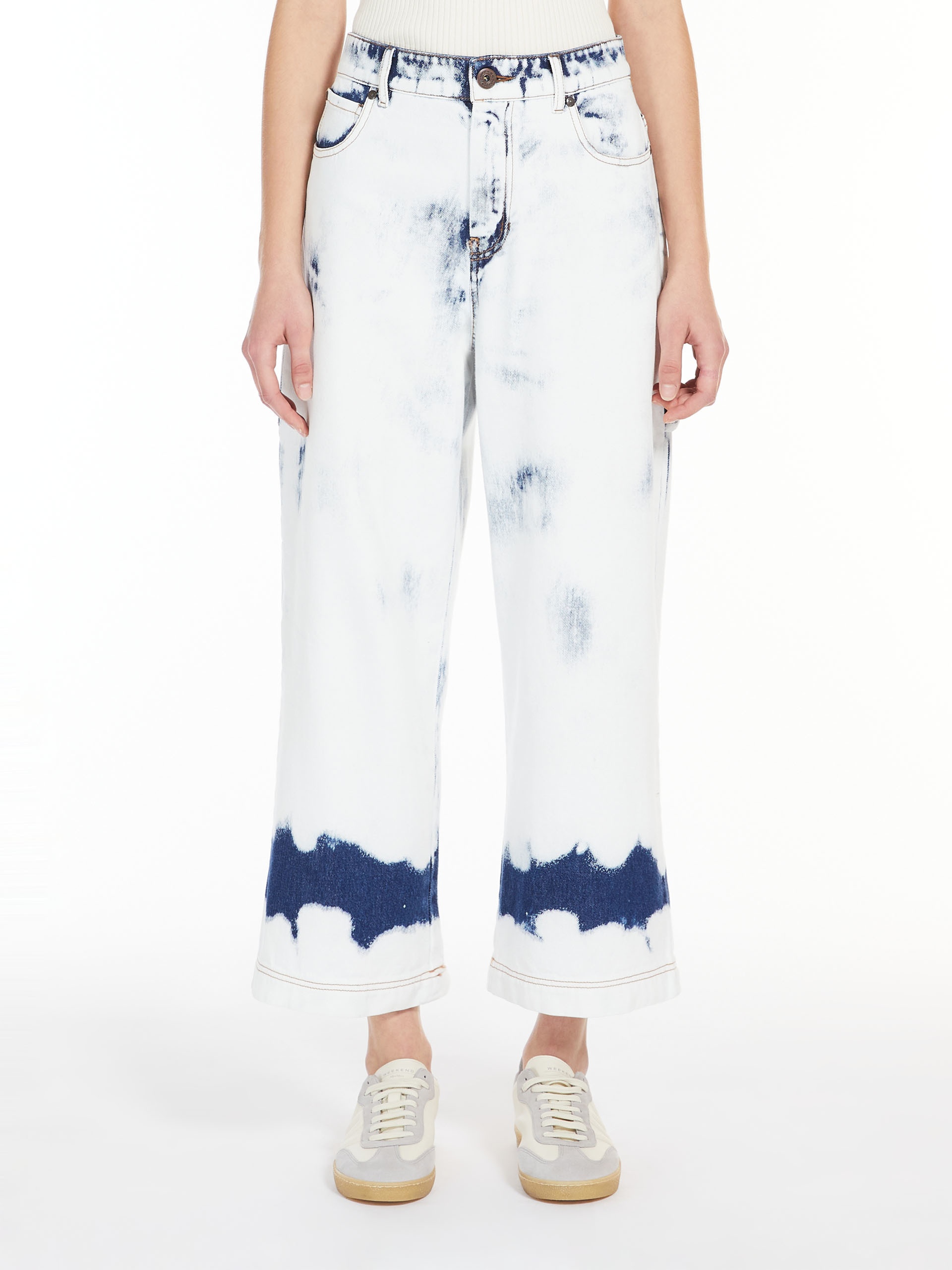 TUONO Denim cropped jeans - 3