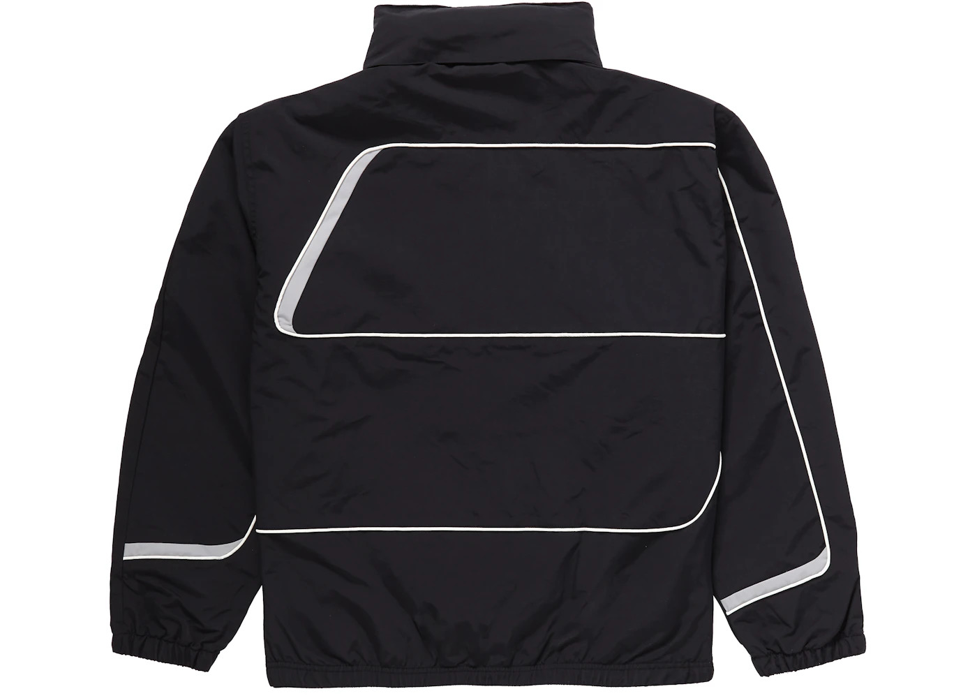 Supreme S Paneled Track Jacket Black - 2