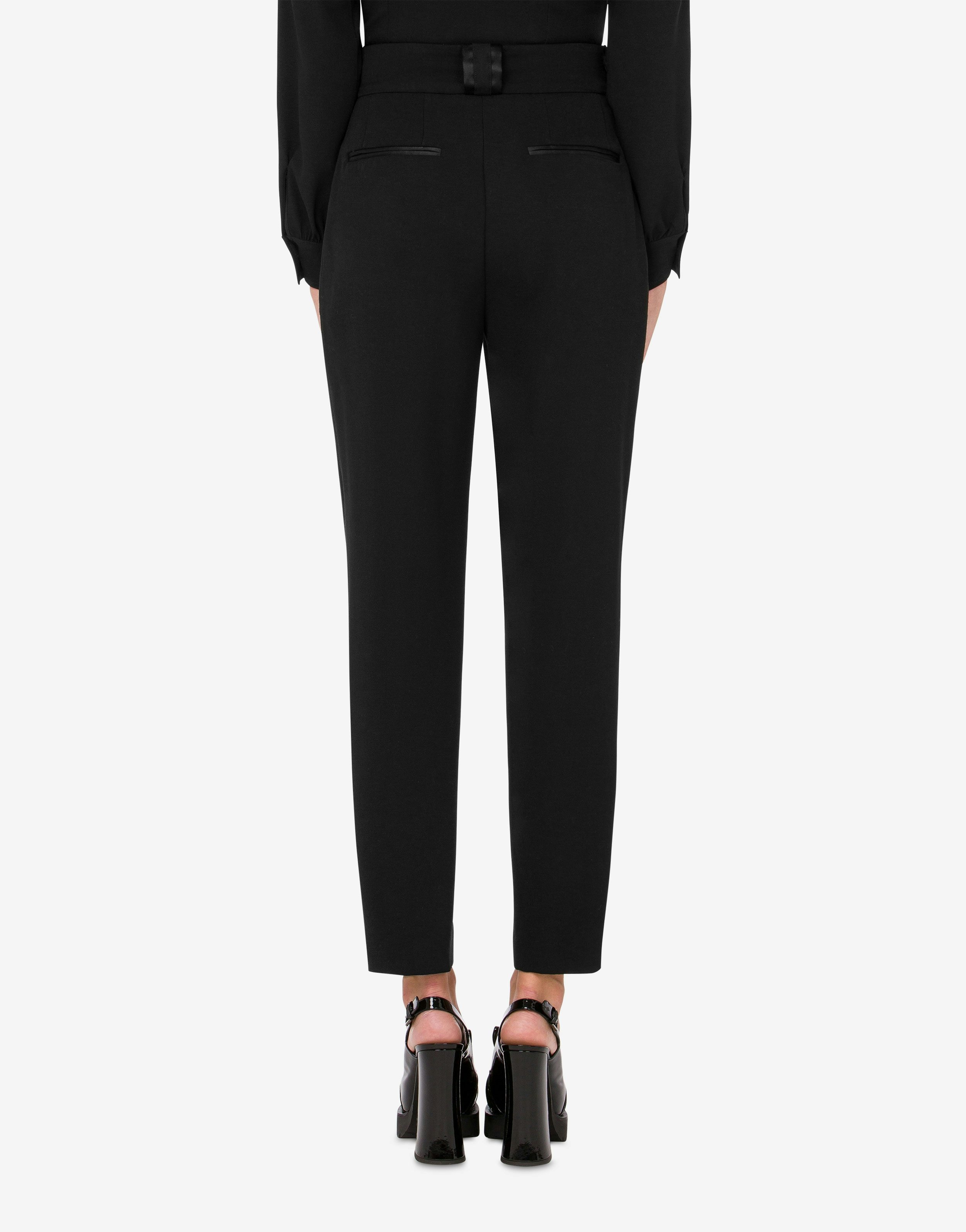 TUXEDO INSPIRED WOOL TROUSERS - 3