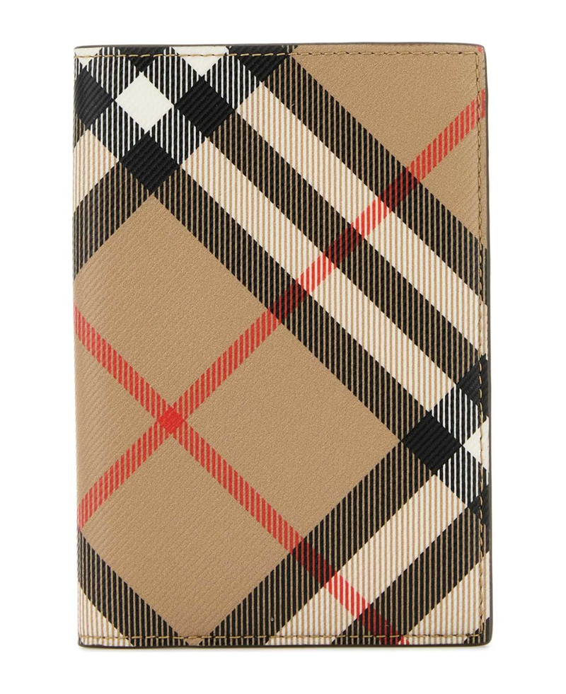 Burberry Printed E-canvas Passport Holder outlook