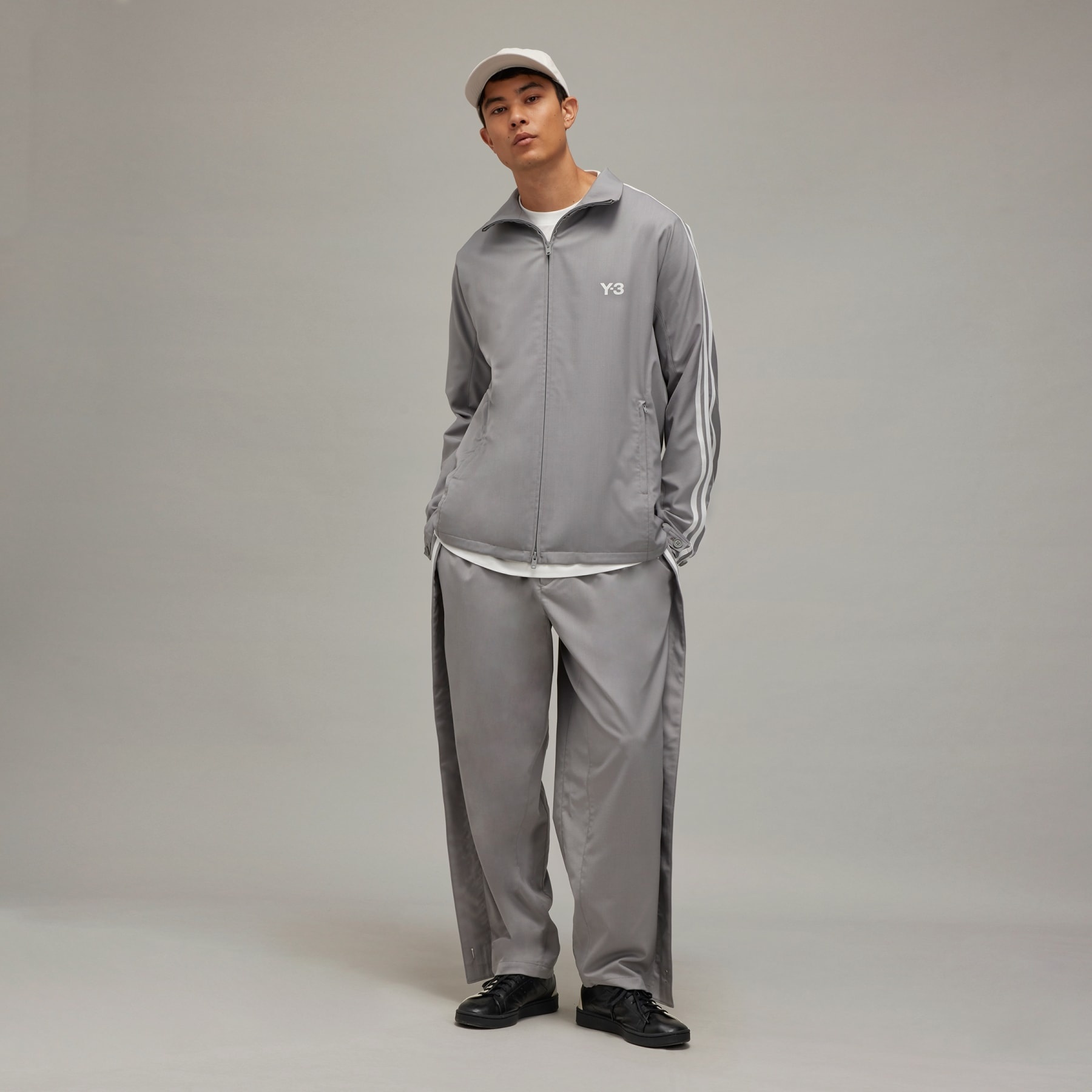 Y-3 Refined Wool Track Pants - 3-Stripes - 6