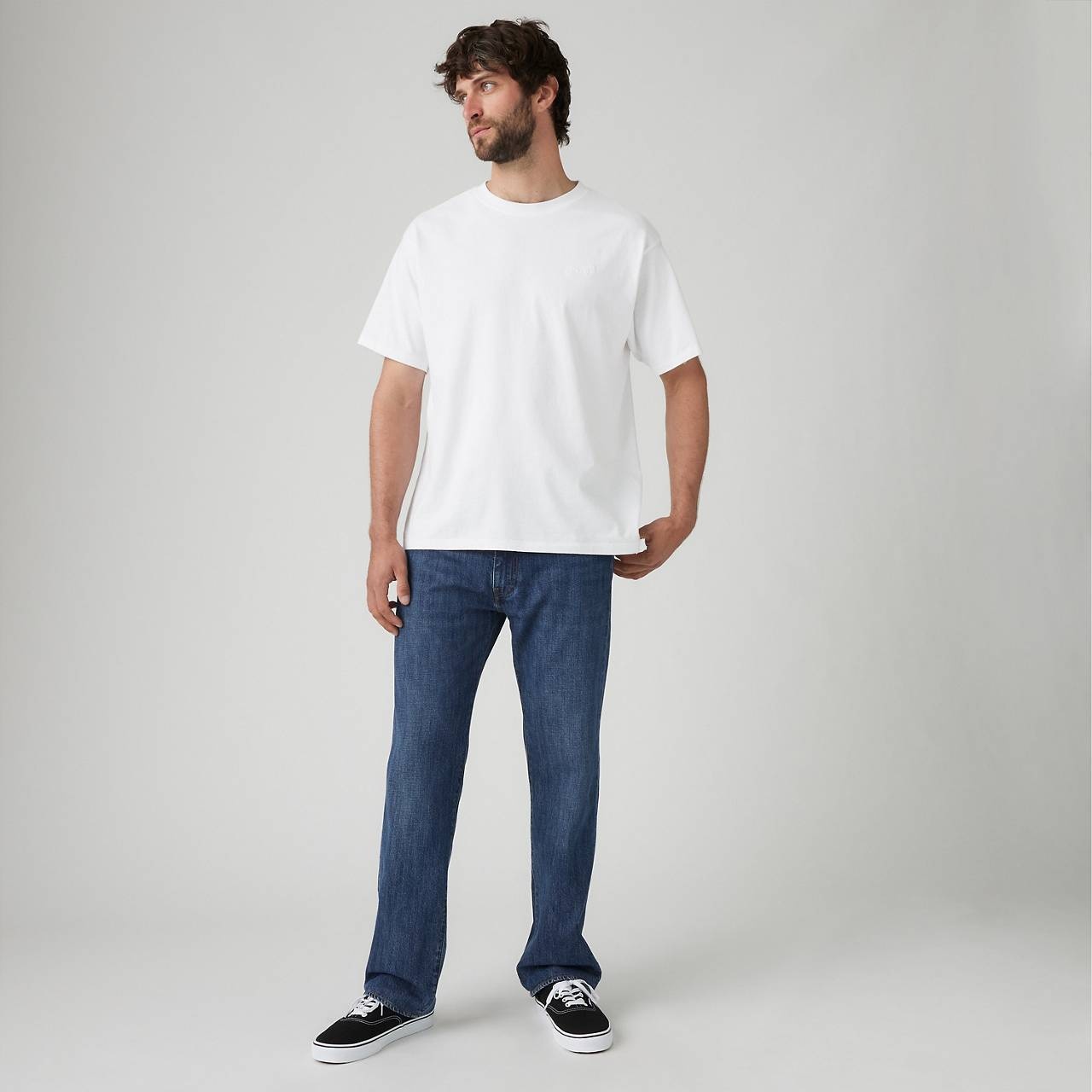 555™ RELAXED STRAIGHT LIGHTWEIGHT LINEN DENIM MEN'S JEANS - 3