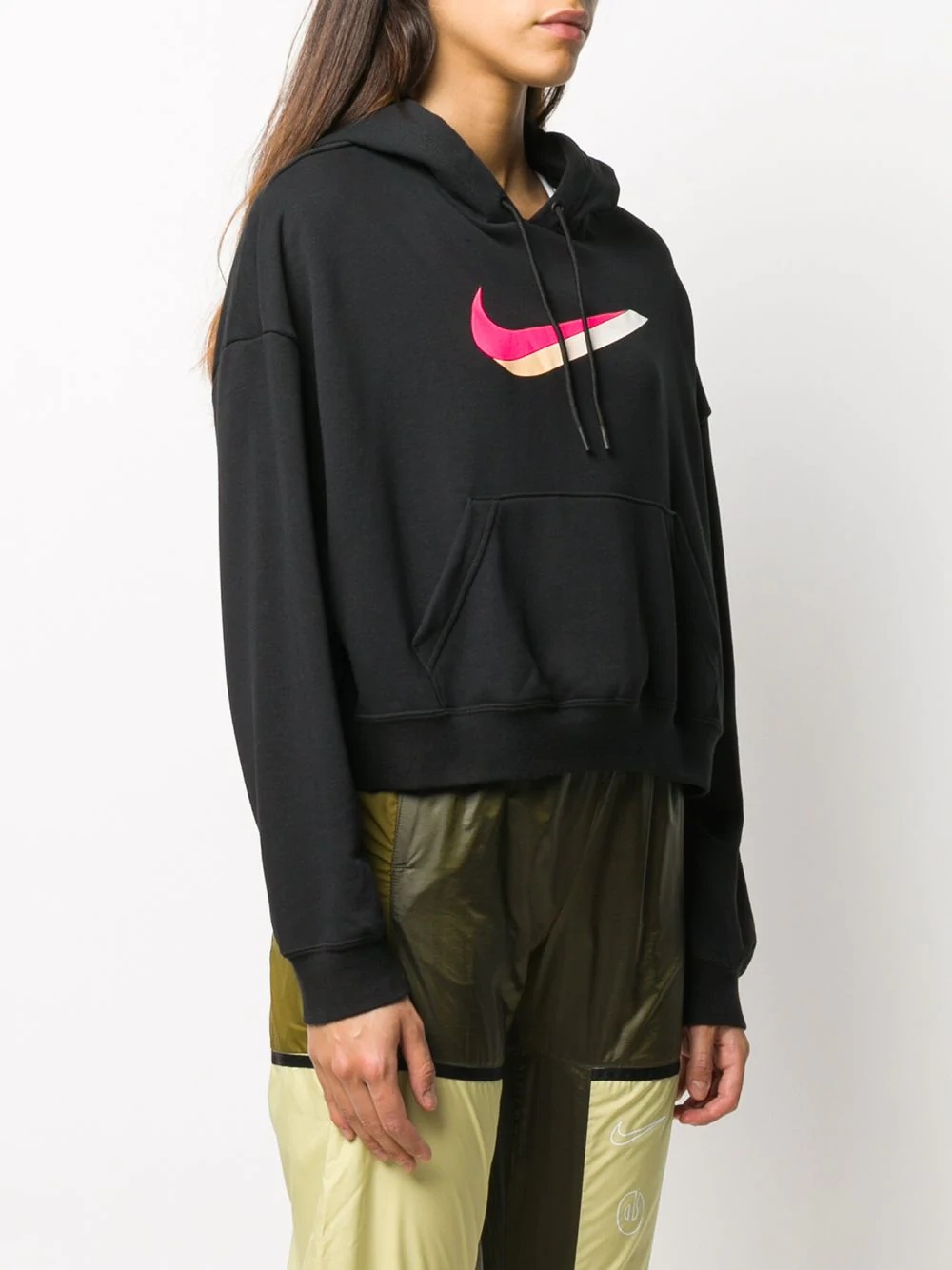 Swoosh print hoodie - 3