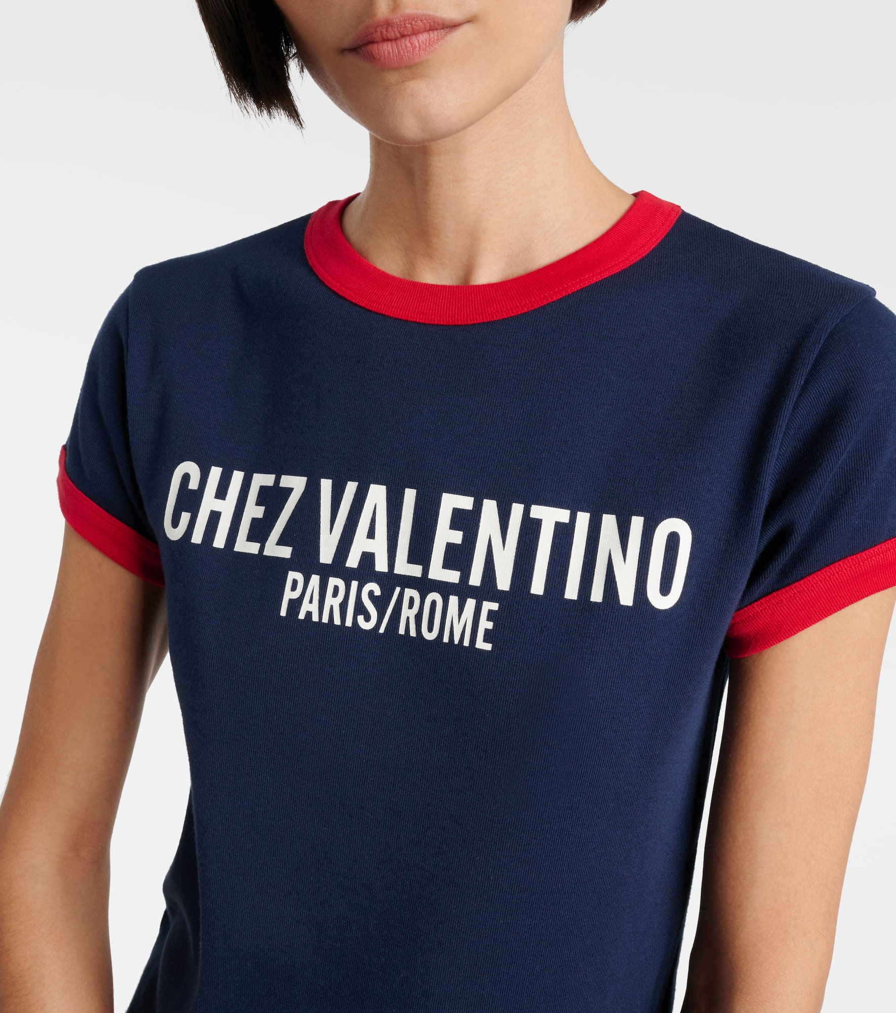 Chez Valentino cotton jersey T-shirt - 4