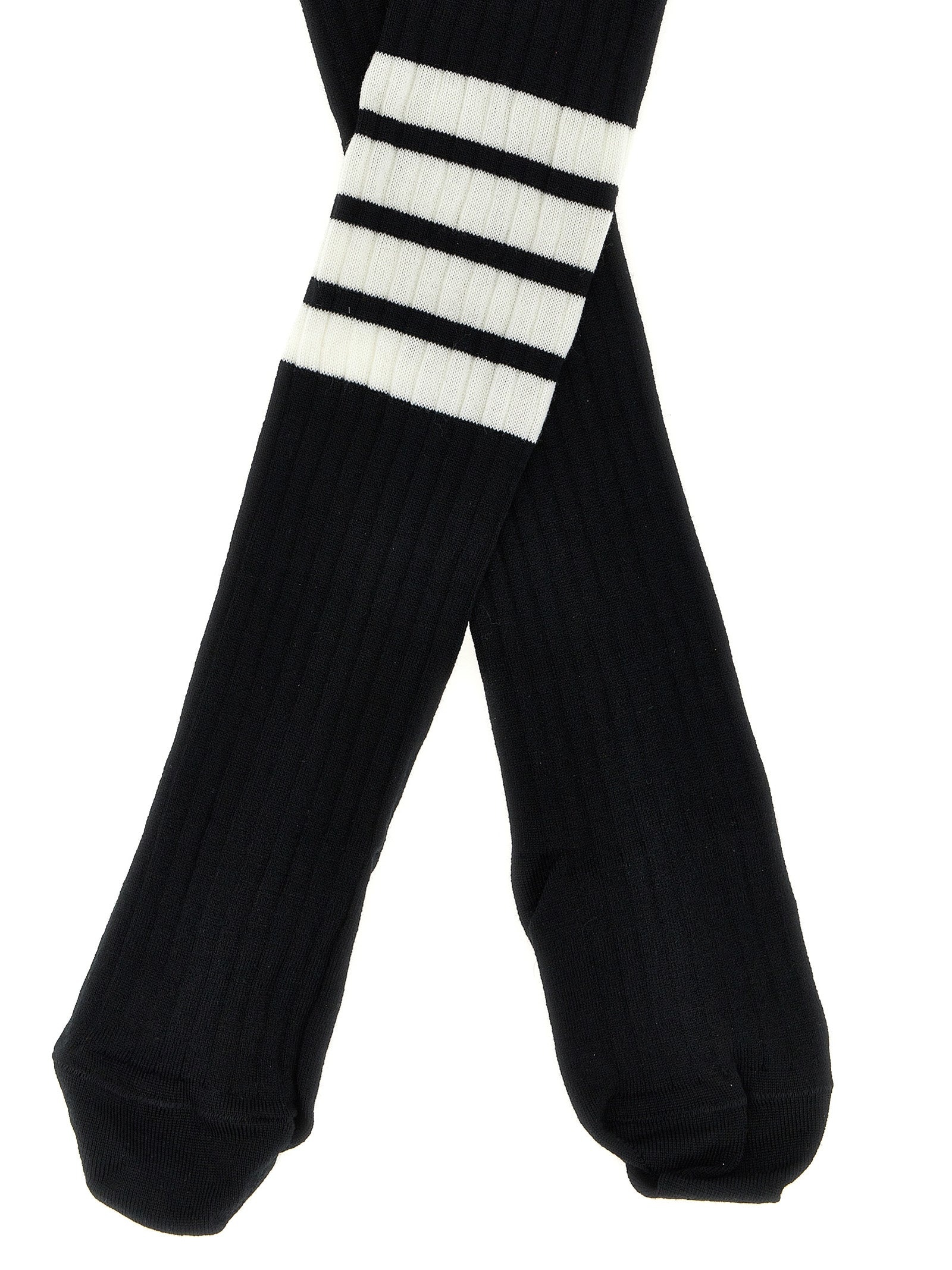 4 Bar Socks Black - 3