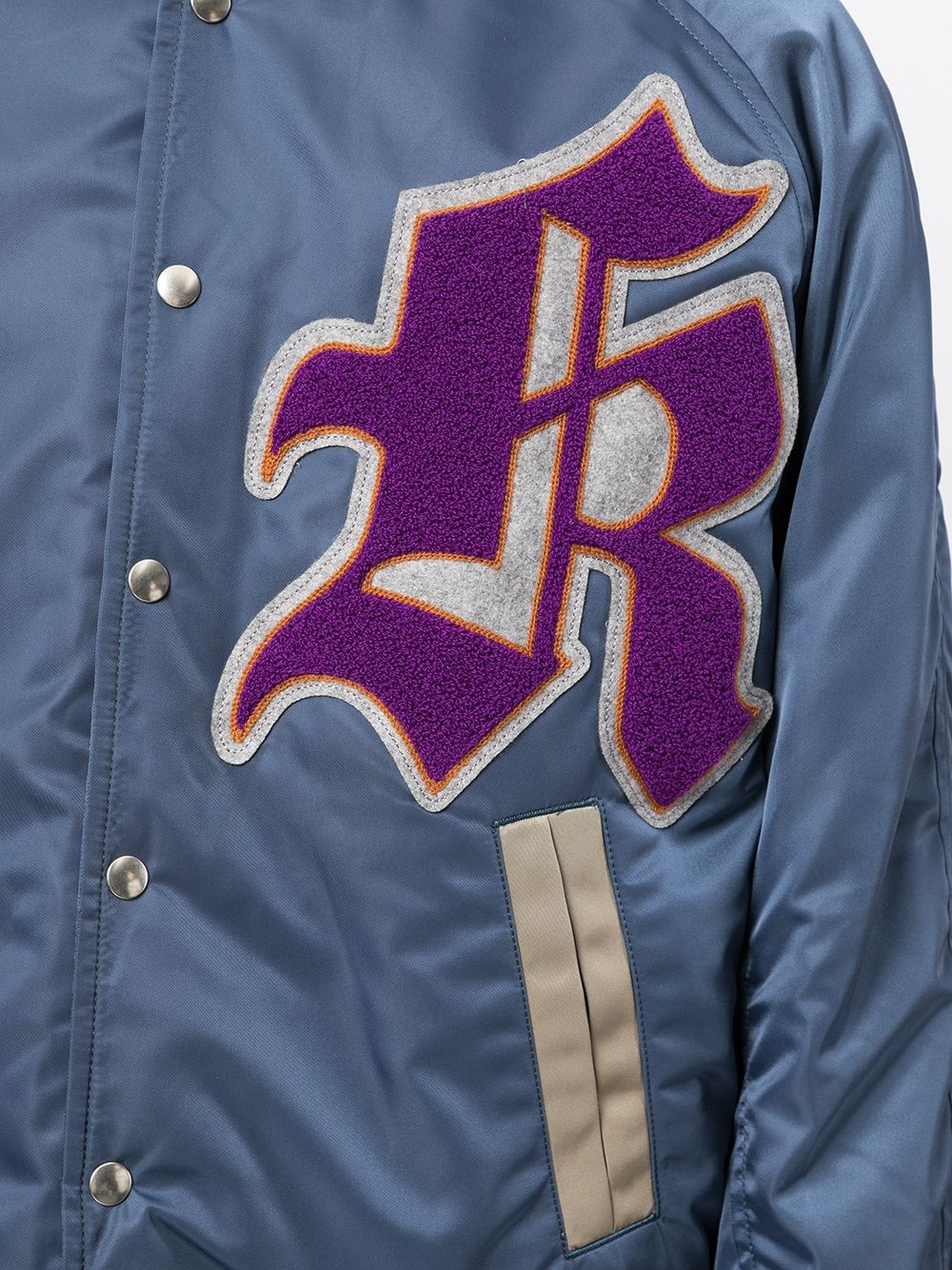 patch-detail bomber jacket - 5