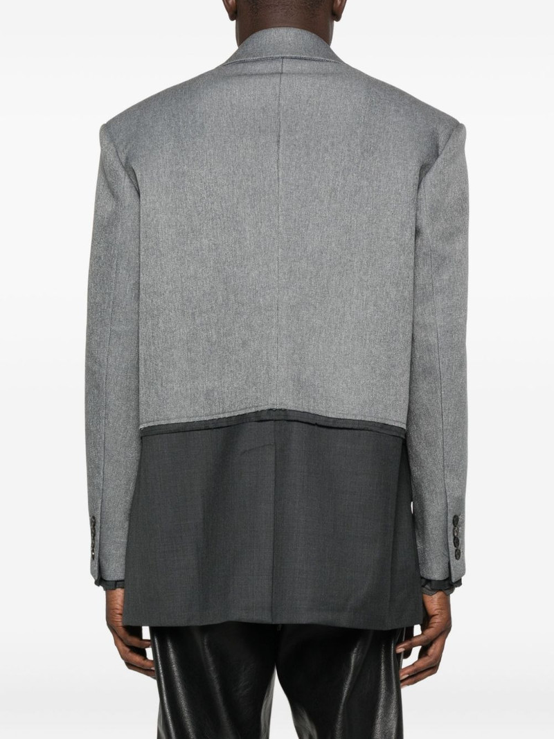 two-tone single-breasted blazer 4