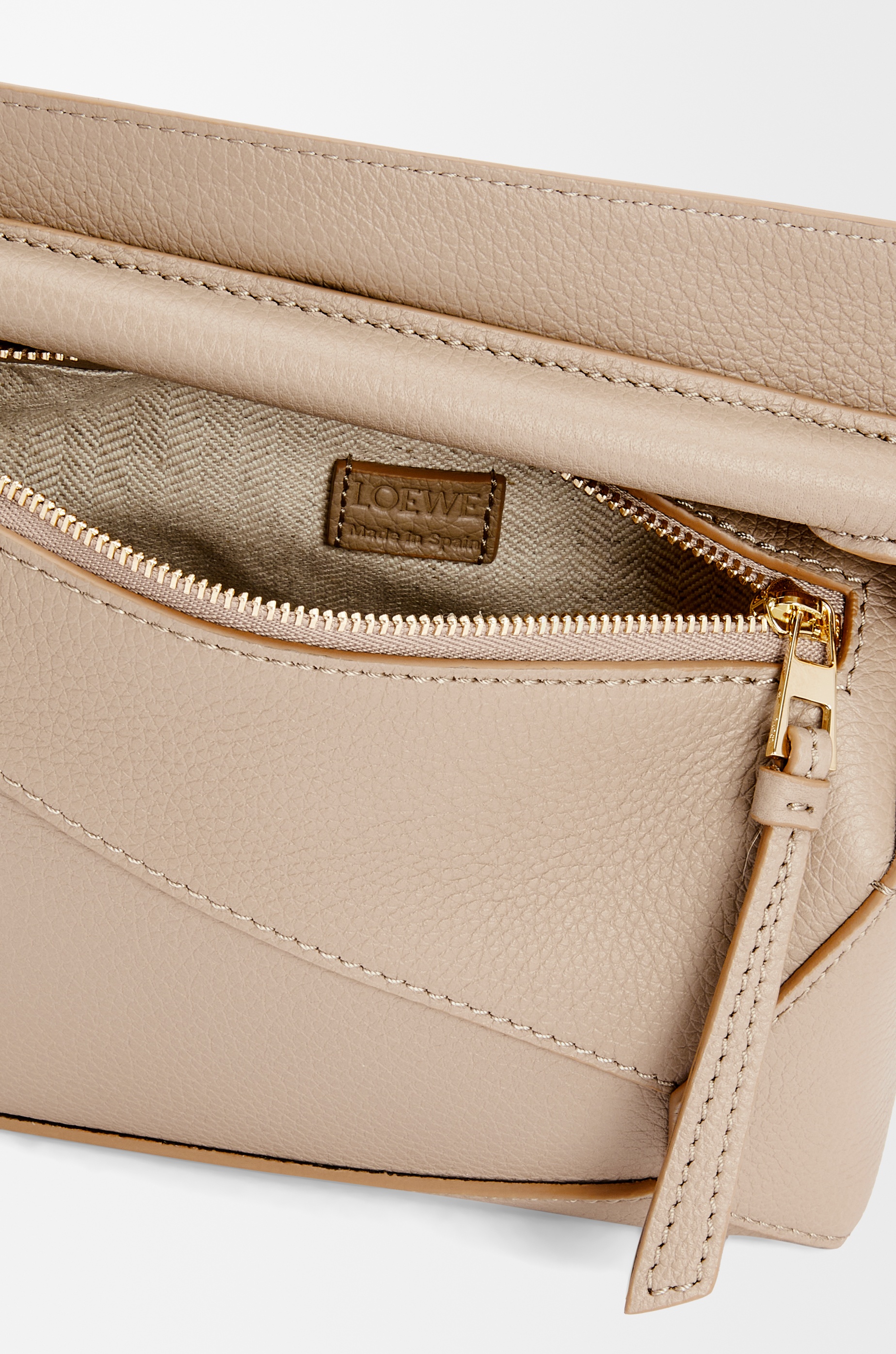 Mini Puzzle bag in soft grained calfskin - 6