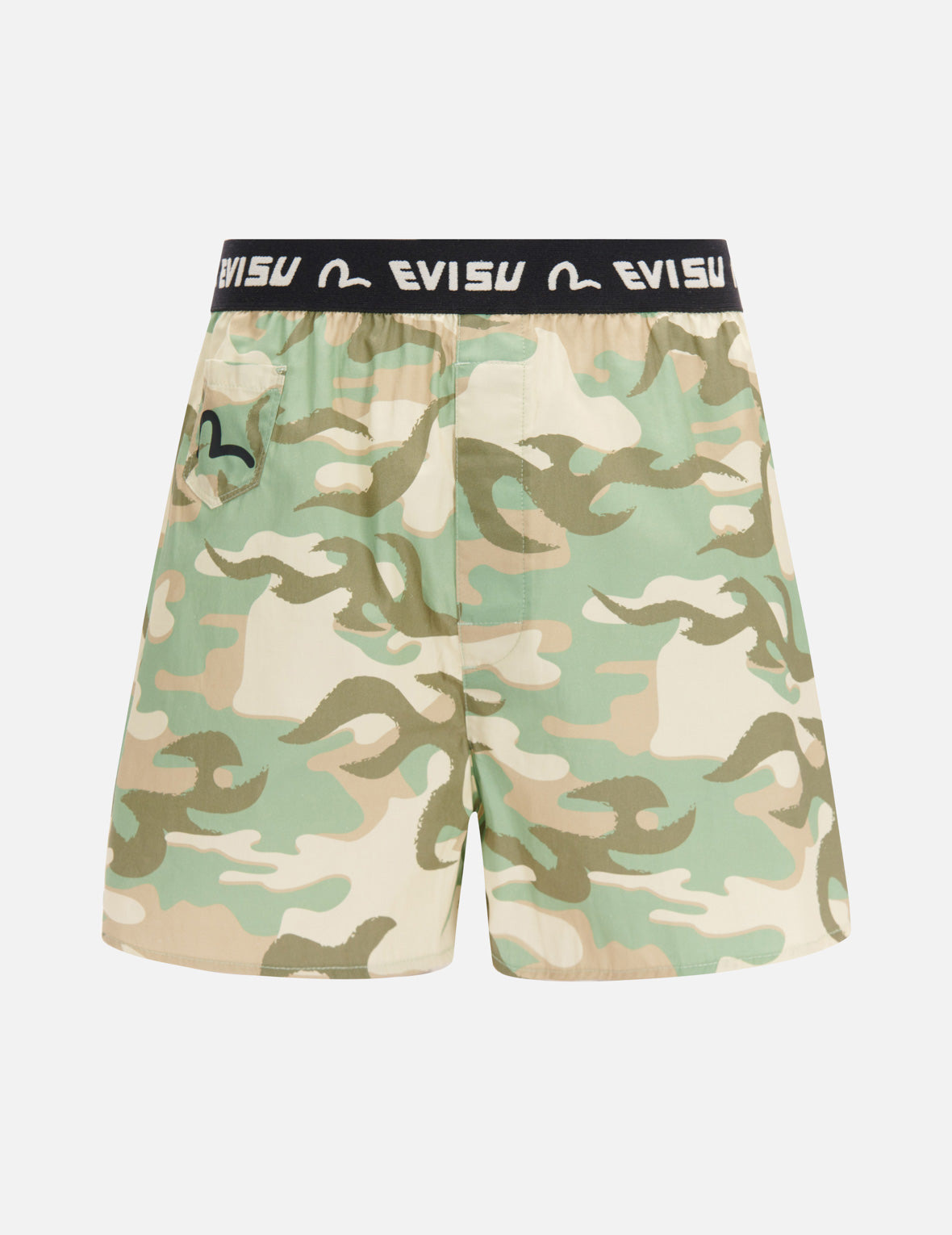 ALLOVER CAMOUFLAGE PATTERN PRINT BOXER SHORTS - 2