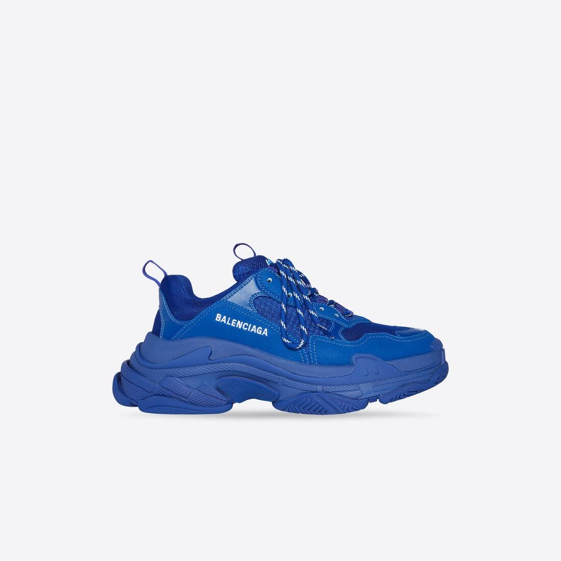 Men's Triple S Sneaker in Indigo - 1