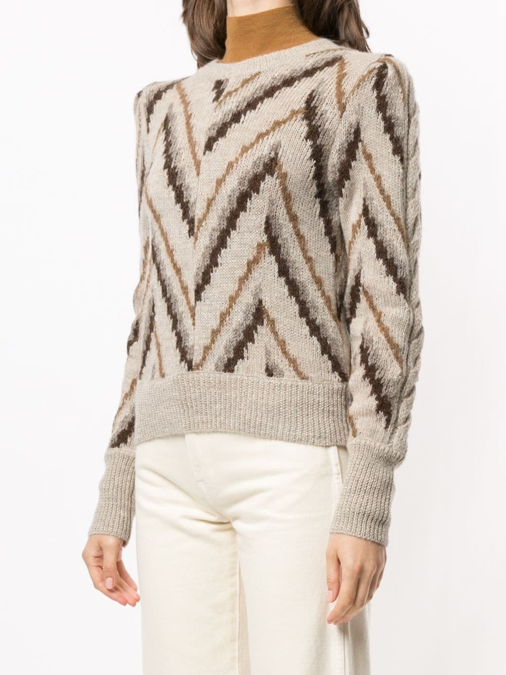 Glenny geometric intarsia jumper - 3