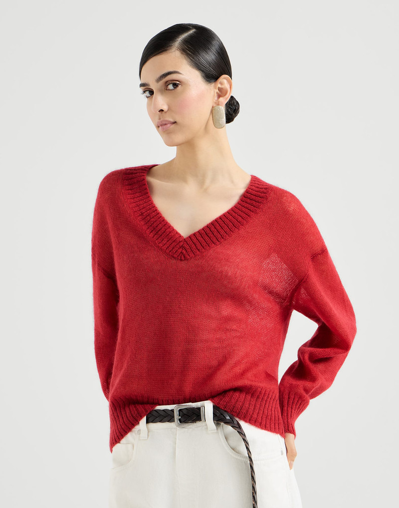 Virgin wool and mohair sweater 2