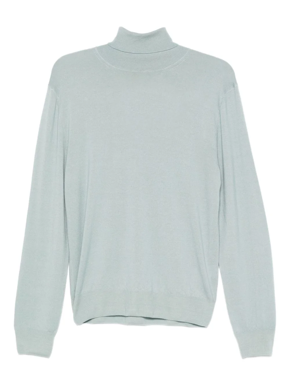 roll-neck knitted sweater - 1