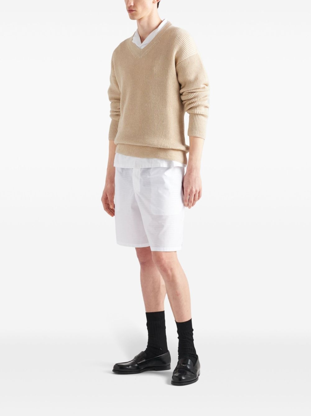 poplin bermuda shorts - 2