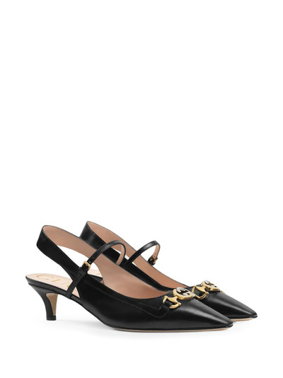 GUCCI decollete in pelle pumps outlook