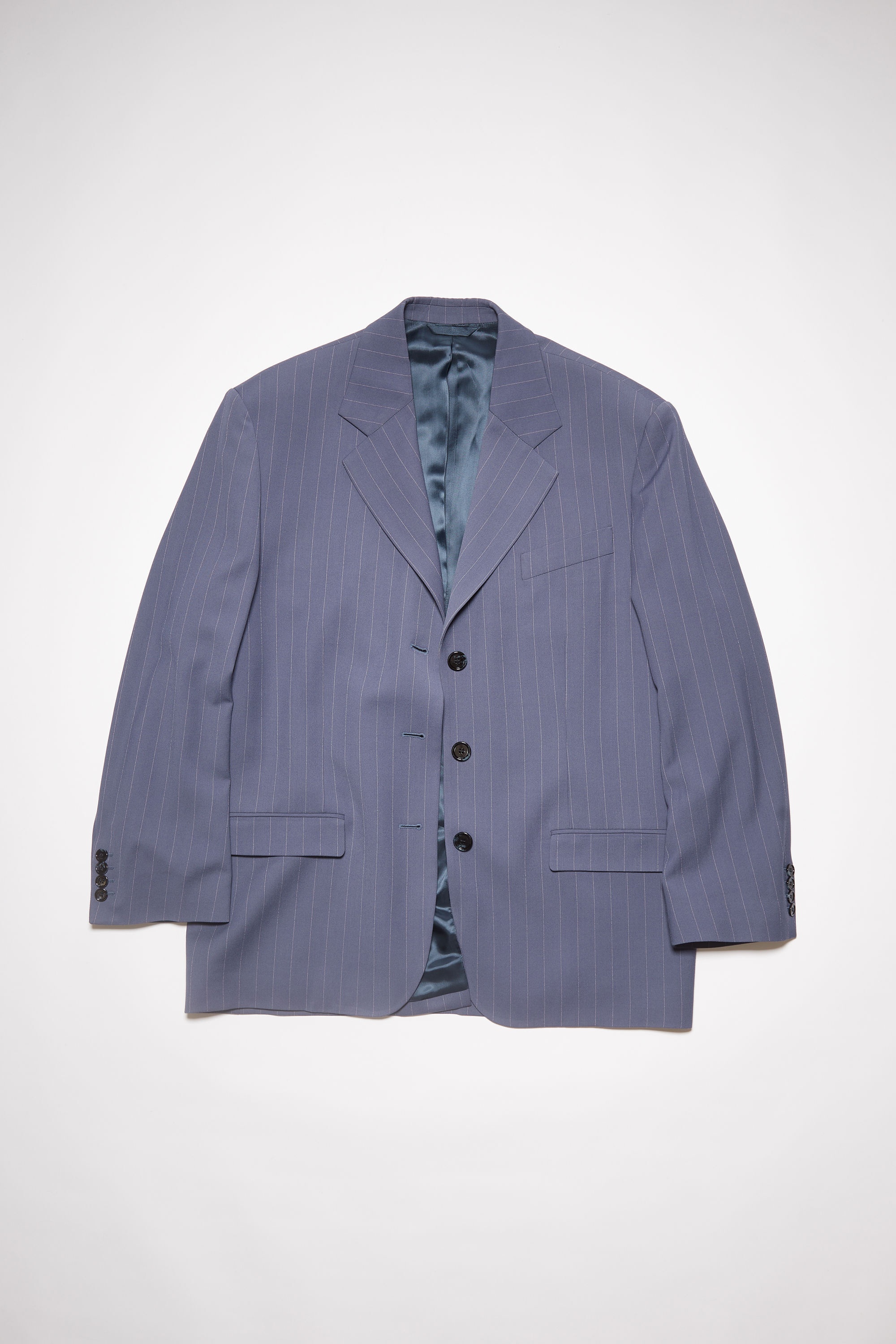 Single-breasted suit jacket - Mid Blue - 1